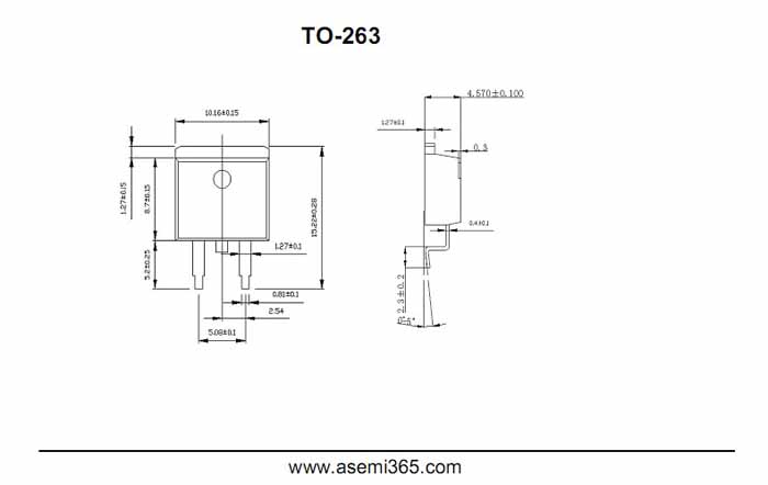 ASEMI品牌MBR1045CT參數